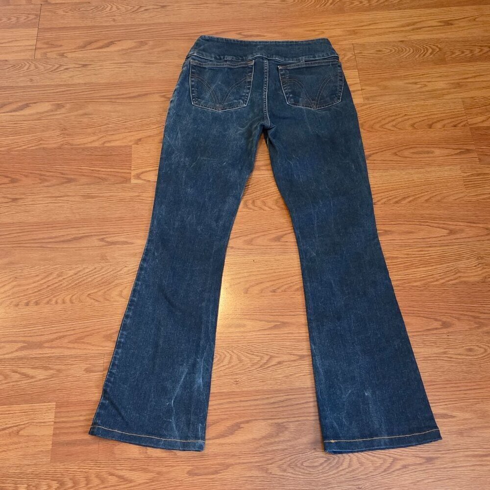Dolce & Gabbana Womens 28 Jeans 4 Button Snap Zip Fly Acid Wash Flared Inseam 29 - Picture 14 of 15